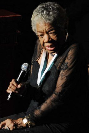 Author Maya Angelou.