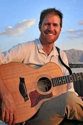 Singer and diplomat Fred Smith in Afghanistan.