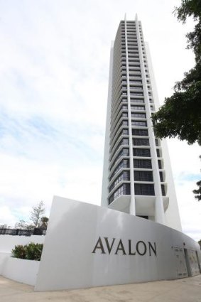 The Avalon apartments.