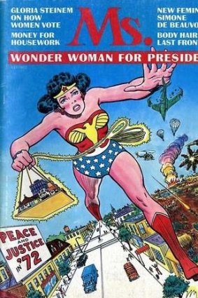 Wonder Woman as a <i>Ms.</i> covergirl.