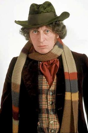 Tom Baker as Doctor Who.