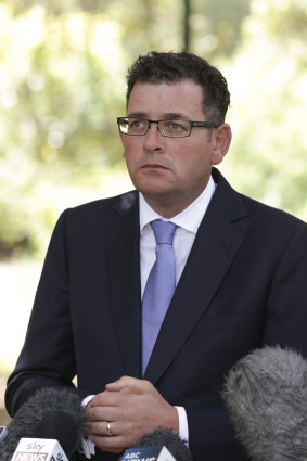Premier Daniel Andrews announces the terms of reference for the Royal Commission into Family Violence. 