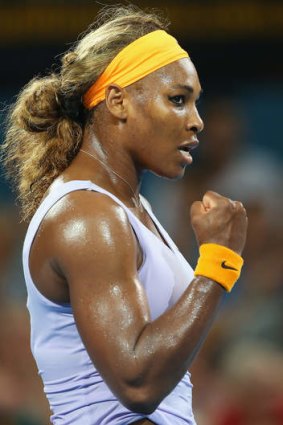 Dominant: Serena Williams of the USA.
