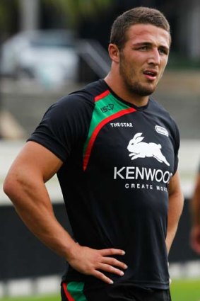 "The target from Manly was a bit of a compliment": Rabbitohs big man Sam Burgess.