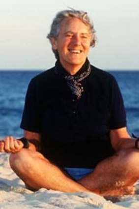 Loved the beach...Freda Brown in Bondi in 1995