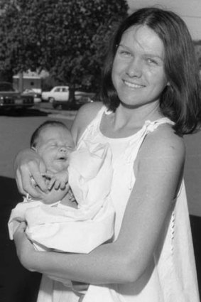 Gina with baby John.