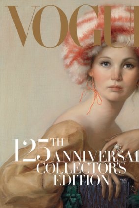 Jennifer Lawrence on the cover of Vogue's 2017 September issue.