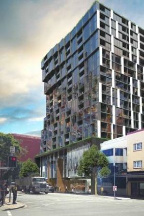 An artist impression of Aria's proposed 109 Melbourne Street development.