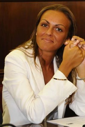 Engaged ... Silvio Berlusconi's fiancee, Francesca Pascale, 27.