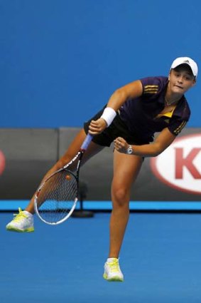 Fired up: Teenager Ashleigh Barty.