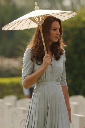 The Duchess of Cambridge stepped out with a parasol in Singapore - would you embrace the look?
