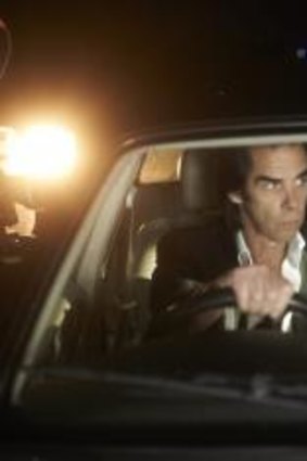 Celebrity chat: Nick Cave and Kylie Minogue swap notes in <em>20,000 Days on Earth</em>.