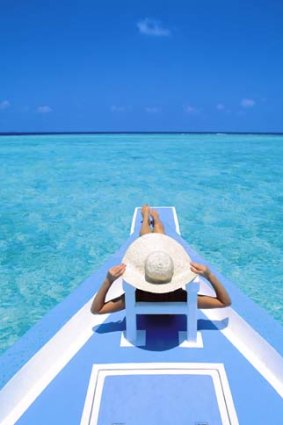 Relaxing: Maldives.
