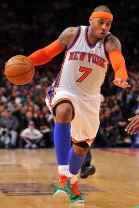 Carmelo Anthony at Madison Square Garden.