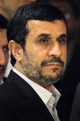 Iran's President Mahmoud Ahmadinejad.