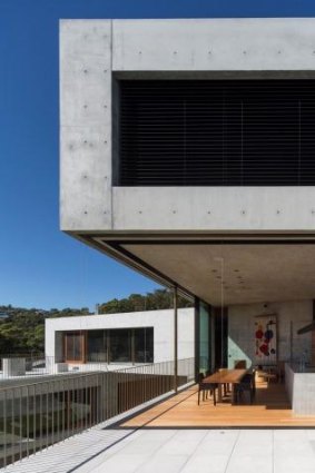 The Balmoral house designed by Clinton Murray and Polly Harbison uses concrete throughout.