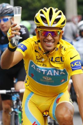 Alberto Contador... long term his fate and the accuracy of race record books remain in doubt.
