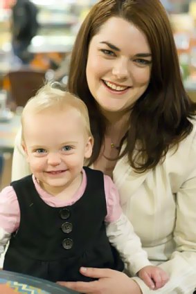 Sarah Hanson-Young and Kora.