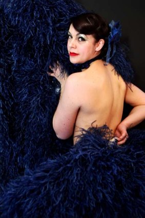 Sarina Del Fuego who is part of the Noir Revue.