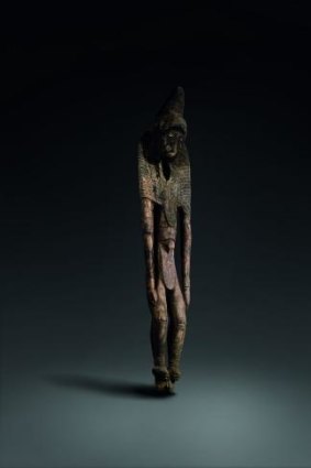 Tamasua, 19th century. On loan from the Papua New Guinea National Museum and Art Gallery,  in <i>Myth + Magic: Art of the Sepik River, Papua New Guinea</i> at the National Gallery of Australia.