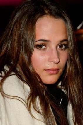 Alicia Vikander out on the town in London, 2013.