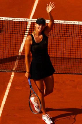 Maria Sharapova after beating Peng Shuai.