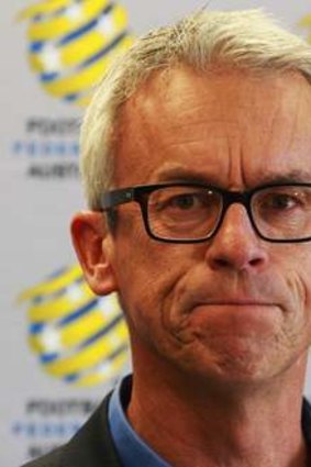 "There remain potholes in the road financially": David Gallop, FFA chief.
