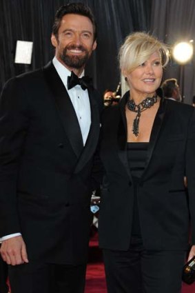 Jackman with wife Deborra-Lee Furness.