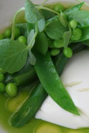 Peas, beans and cheese.