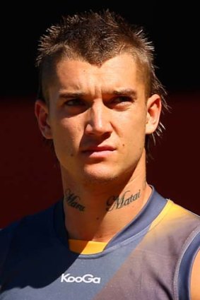 Long and winding road: Dustin Martin.