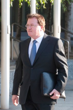 Key Centro witness, PwC partner Stephen Cougle, leaves the Federal Court.
