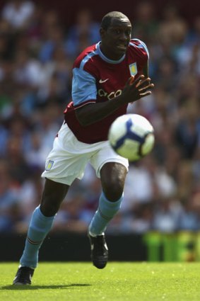 Emile Heskey in action for Aston Villa.