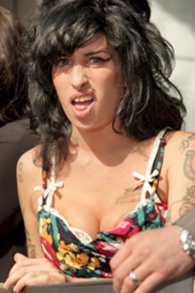 Back in crack ... Amy Winehouse accused of stealing drugs from Kate Moss.