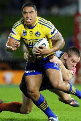 Tackled by the salary cap &#8230; Willie Tonga could be on his way out of Parramatta.