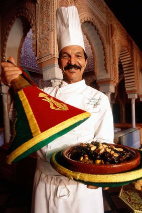 Chef at La Mamounia restaurant in Marrakesh, Morocco.