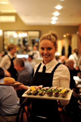 Black Cow Bistro is housed in an art deco butcher's shop from 1937.