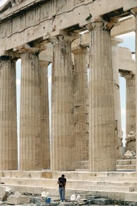 The crumbling Parthenon in Athens seems to be in better condition than the Greek economy.