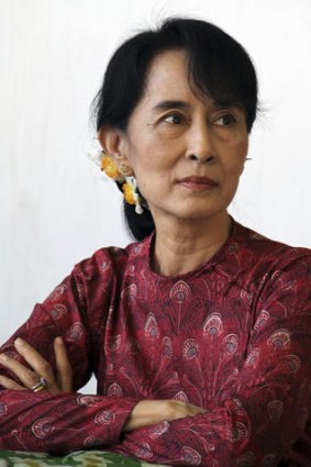 Burmese pro-democracy leader Aung San Suu Kyi.