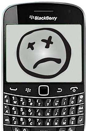 Ditched ... BlackBerry. <em>Illustration: Colin Hamilton</em>