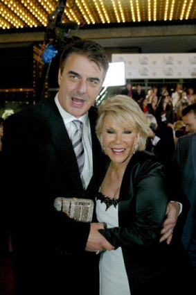 Chris Noth and Joan Rivers in 2006.