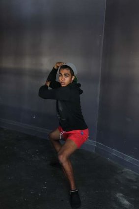 Not dreaming: Karwin Knox is determined to perform with the Bangarra Dance Theatre.