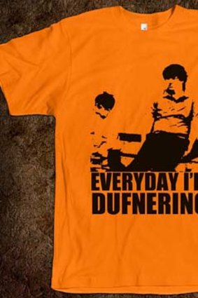 The 'dufnering' craze has even led to t-shirts.
