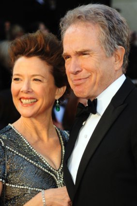 Famous parents ... Annette Bening and Warren Beatty.