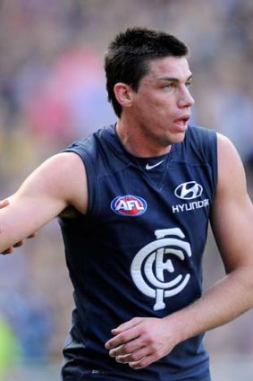 Carlton's Matthew Kreuzer during the Elimination Final.