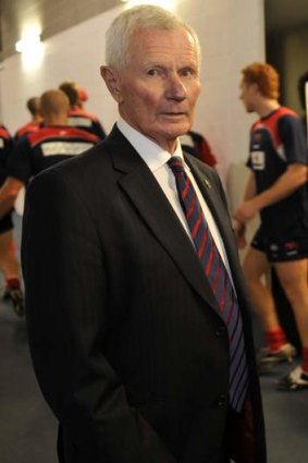 Club confidant: Melbourne Football's doorman Arthur Wilkinson died last Saturday, aged 83.