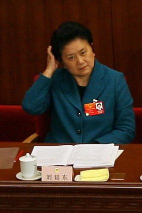 Liu Yandong is the only woman in China's 25-member Politburo.