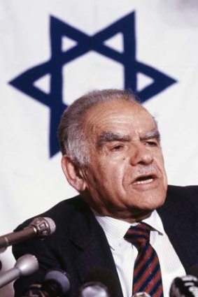 Former PM Yitzhak Shamir.