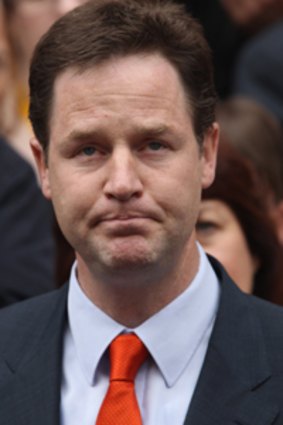 Nick Clegg... the Lib Dems fell short of their objectives.