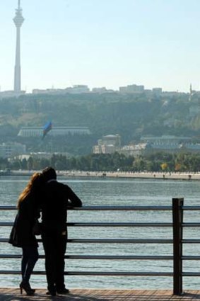 The new Baku skyline takes shape.