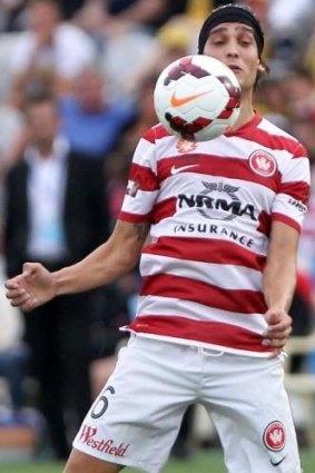 Jerome Polenz of the Wanderers.